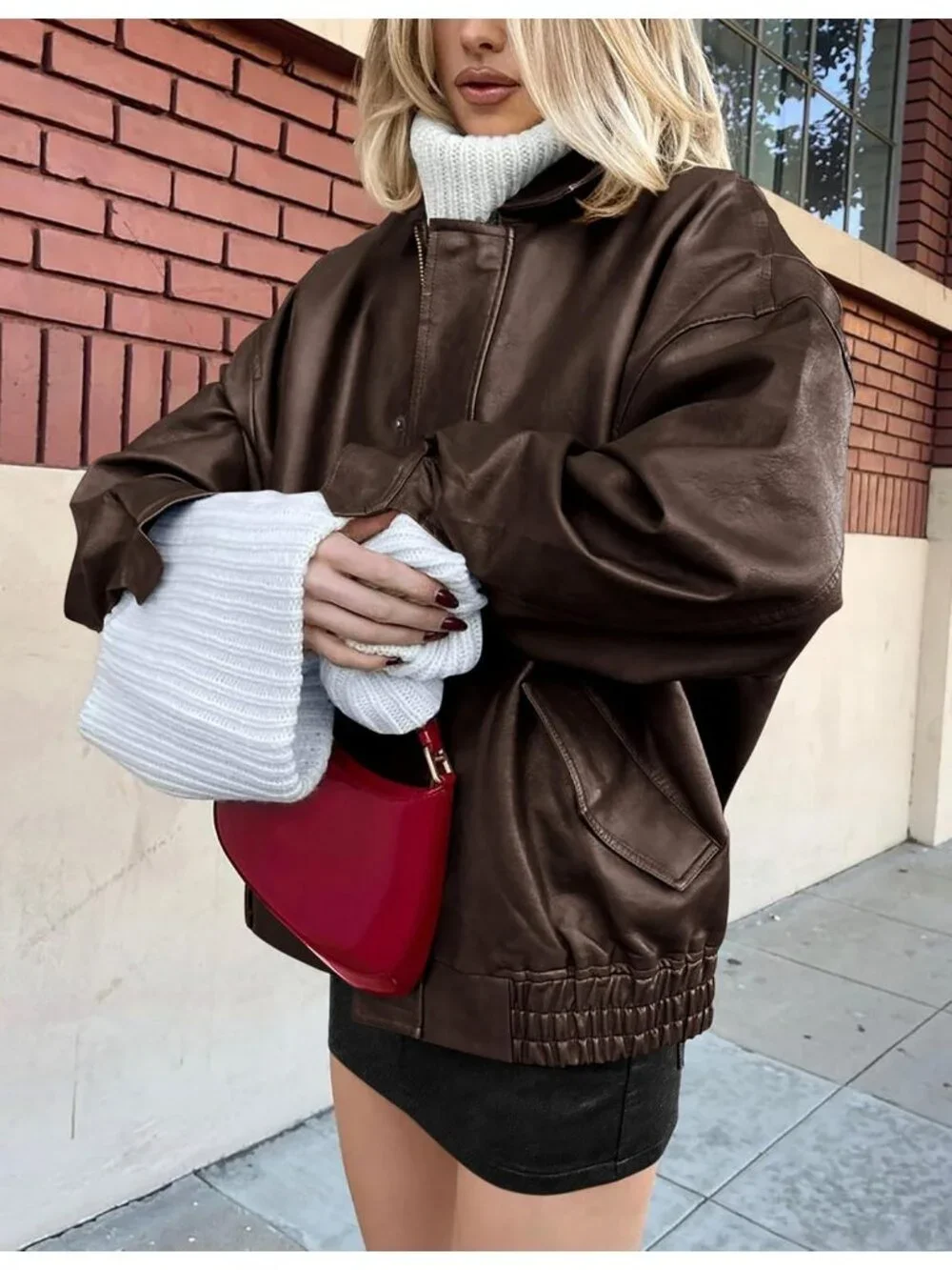 N/A faux leather